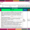 Un plan de clase en español sobre las emociones con una tabla en color para la fecha, las actividades, los recursos y la evaluación, titulado 
