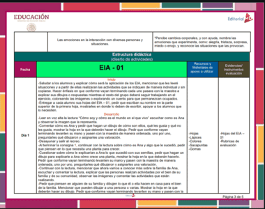 Orientaciones para la aproximación y uso de los EIA 3° de preescolar con planeación didáctica - Image 6