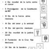 Calendario 2026 para trabajar con los alumnos 10 Una página del calendario en español para febrero enumera fechas importantes, como el Día Mundial contra el Cáncer y el Día de la Constitución, con pequeñas ilustraciones de dibujos animados en blanco y negro al lado de cada acontecimiento. El logotipo de Editorial MD aparece en la parte inferior derecha.