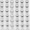 Calendario 2026 para trabajar con los alumnos 11 Una cuadrícula de caras de calavera de dibujos animados muestra diferentes emociones, como alegría, tristeza y enfado. El título dice