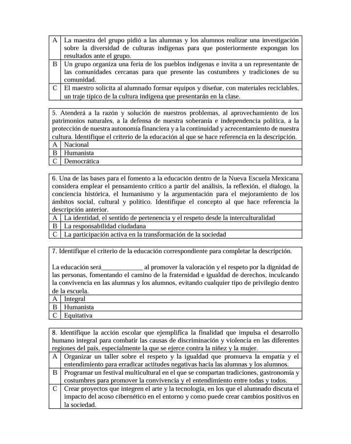 EXAMEN DE ADMISIÓN DOCENTE EN EDUCACIÓN PRIMARIA 2025 2 EXAMEN DE ADMISIÓN DOCENTE EN EDUCACIÓN PRIMARIA 2025 - Image 2