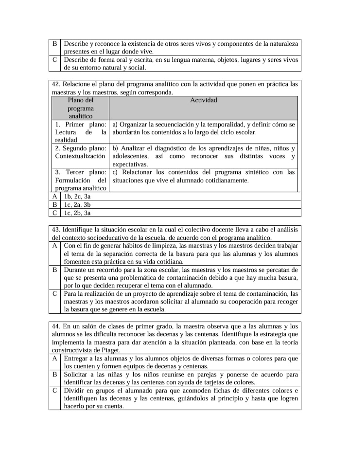 EXAMEN DE ADMISIÓN DOCENTE EN EDUCACIÓN PRIMARIA 2025 4 EXAMEN DE ADMISIÓN DOCENTE EN EDUCACIÓN PRIMARIA 2025 - Image 4