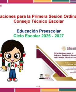 Orientaciones Primera Sesión CTE 2026 - 2027 PREESCOLAR (Productos Contestados)