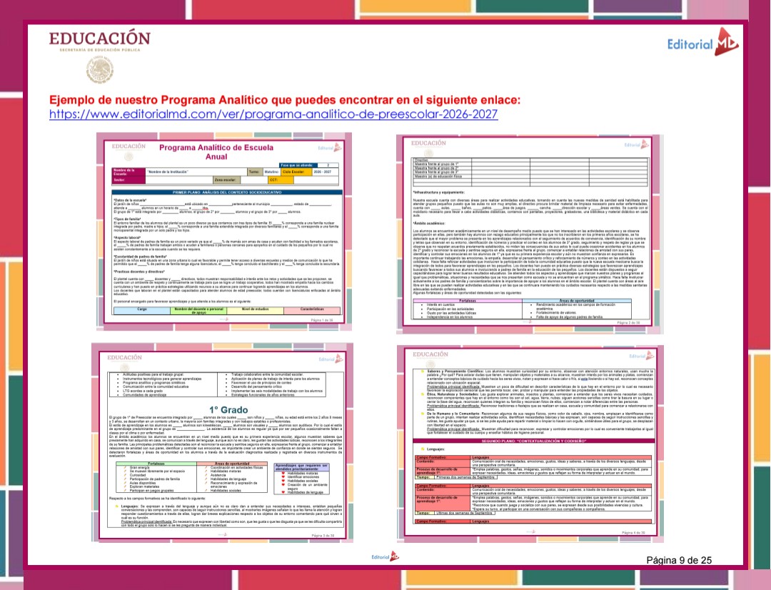 Orientaciones Primera Sesión CTE 2026 - 2027 PREESCOLAR (Productos Contestados) 3 Orientaciones Primera Sesión CTE 2026 - 2027 PREESCOLAR (Productos Contestados) - Imagen 3