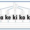 Silabación 30 Diagrama educativo que muestra la silabación del katakana japonés