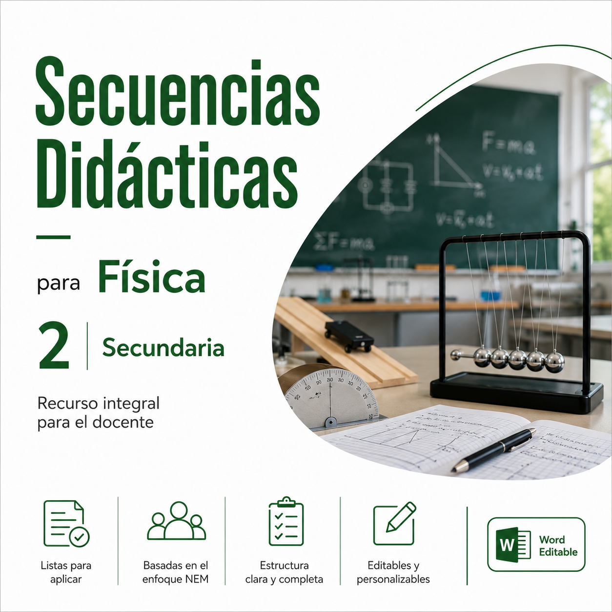 Secuencias Didácticas para Física 2° de Secundaria | Recurso Integral para el Docente | NEM 2026-2027 | Word Editable 1 Secuencias Didácticas para Física 2° de Secundaria | Recurso Integral para el Docente | NEM 2026-2027 | Word Editable