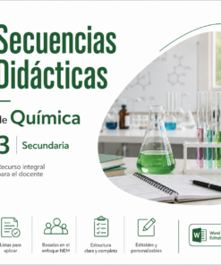 Secuencias Didácticas de Química 3° Secundaria | Recurso Integral para el Docente | NEM 2026-2027 | Word Editable