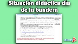 Situación didáctica día de la bandera