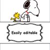 Snoopy Binder 1