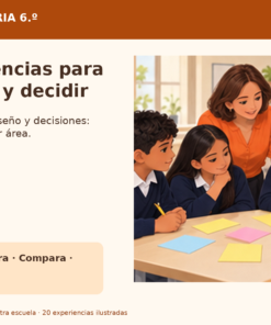 Soluciones con datos para nuestra escuela | 6.º de primaria | 20 experiencias, fichas, guías y recursos editables 8 Soluciones con Datos Promocional 01