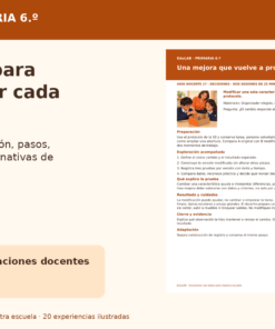 Soluciones con datos para nuestra escuela | 6.º de primaria | 20 experiencias, fichas, guías y recursos editables 10 Soluciones con Datos Promocional 03