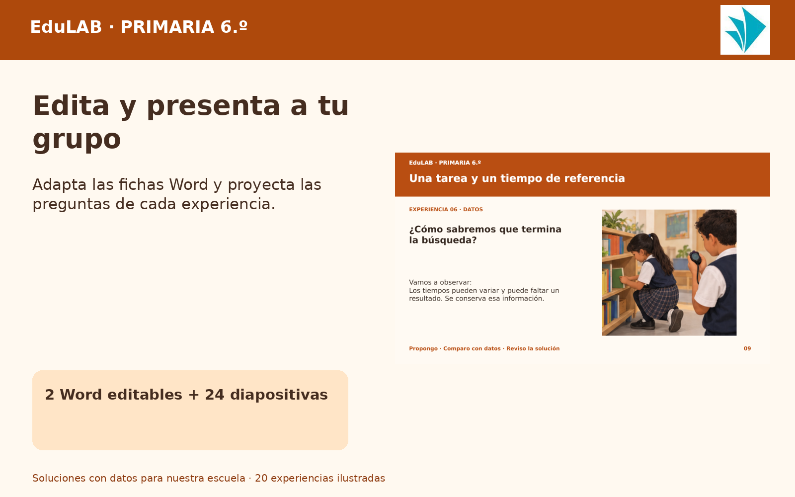 Soluciones con datos para nuestra escuela | 6.º de primaria | 20 experiencias, fichas, guías y recursos editables 5 Soluciones con datos para nuestra escuela | 6.º de primaria | 20 experiencias, fichas, guías y recursos editables - Imagen 5
