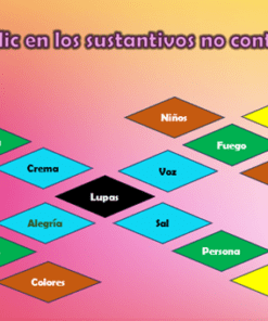 Una instrucción en Español - Sustantivos dice 