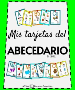 Tarjetas del alfabeto español tituladas 