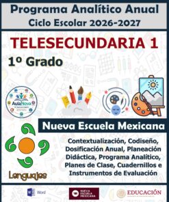 Programa Analítico Anual TELESECUNDARIA PRIMER GRADO (Ciclo Escolar 2026 – 2027)