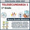 Programa Analítico Anual TELESECUNDARIA PRIMER GRADO (Ciclo Escolar 2026 – 2027)