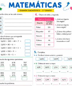 3º EXAMEN DIAGNÓSTICO NUEVO LINEAMIENTO SEP 2026-2027 3 TERCERO 3