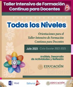 Taller Intensivo de Formación Continua para Docentes Julio 2023 Contestado