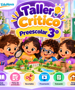 Taller Crítico Preescolar 3° | 10 Talleres NEM Fase 2 con PDA y Recursos Editables