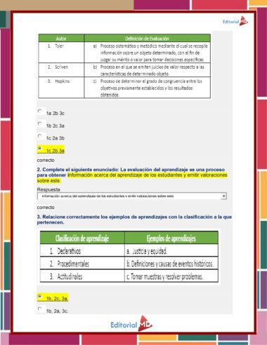 Taller de evaluacion formativa en el aula espacios reflexivos para la practica docente page 0006