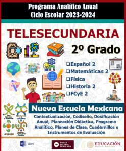 Programa Analítico TELESECUNDARIA SEGUNDO GRADO