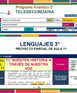 Telesecundaria 3° Grado Lenguajes 3T Pagina 01