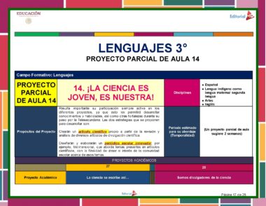 Telesecundaria 3° Grado Lenguajes 3T Pagina 17