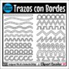 Trazos Básicos con Bordes Clipart Escolar