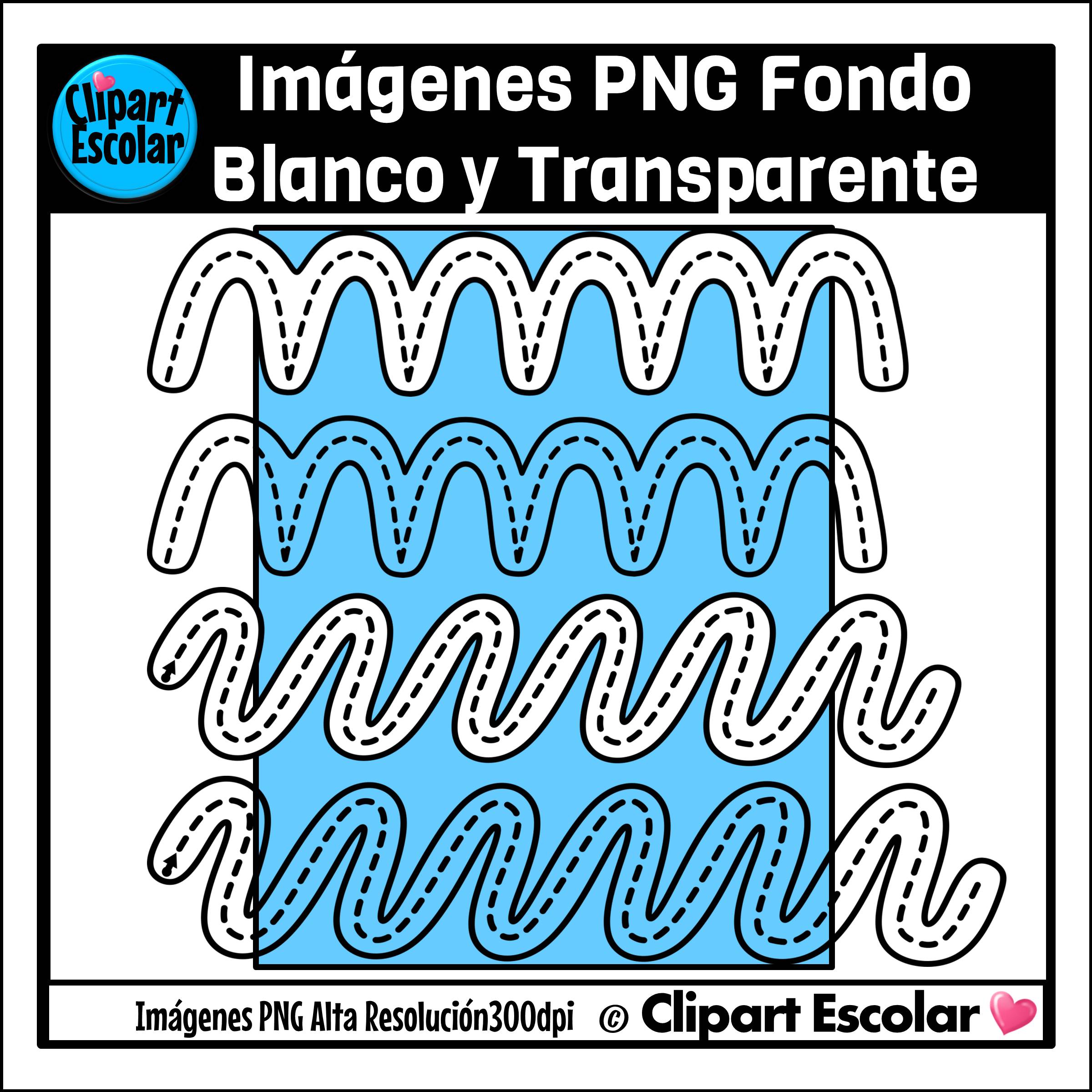 Trazos Básicos con Bordes Clipart Escolar 3 Trazos Básicos con Bordes Clipart Escolar - Imagen 3