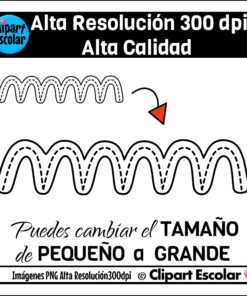 Trazos Básicos con Bordes Clipart Escolar 11 Trazos Basicos con Bordos Clipart Escolar 4