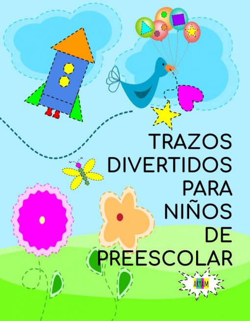 Trazos divertidos para niños de preescolar 15