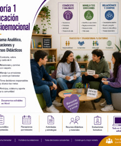Tutoría 1° Secundaria NEM 2026-2027 | Programa Analítico, Planeaciones y Recursos Didácticos | Word Editable