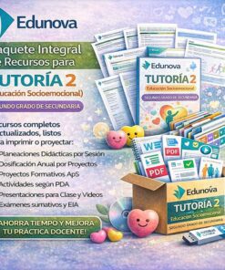 Tutoría 2 (Educación Socioemocional): Programa Analítico, Planeaciones y Recursos Didácticos