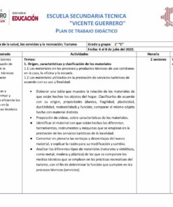 Un plan de lección para el 