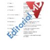 Examen Extraordinario ESPAÑOL PRIMERO de Secundaria NEM 2025 4 Hoja de trabajo para el Examen Extraordinario ESPAÑOL PRIMERO de Secundaria NEM 2025: emparejar términos literarios españoles. Incluye instrucciones claras, dos columnas, una marca de verificación roja semitransparente y el logotipo de Editorial MD en toda la página.