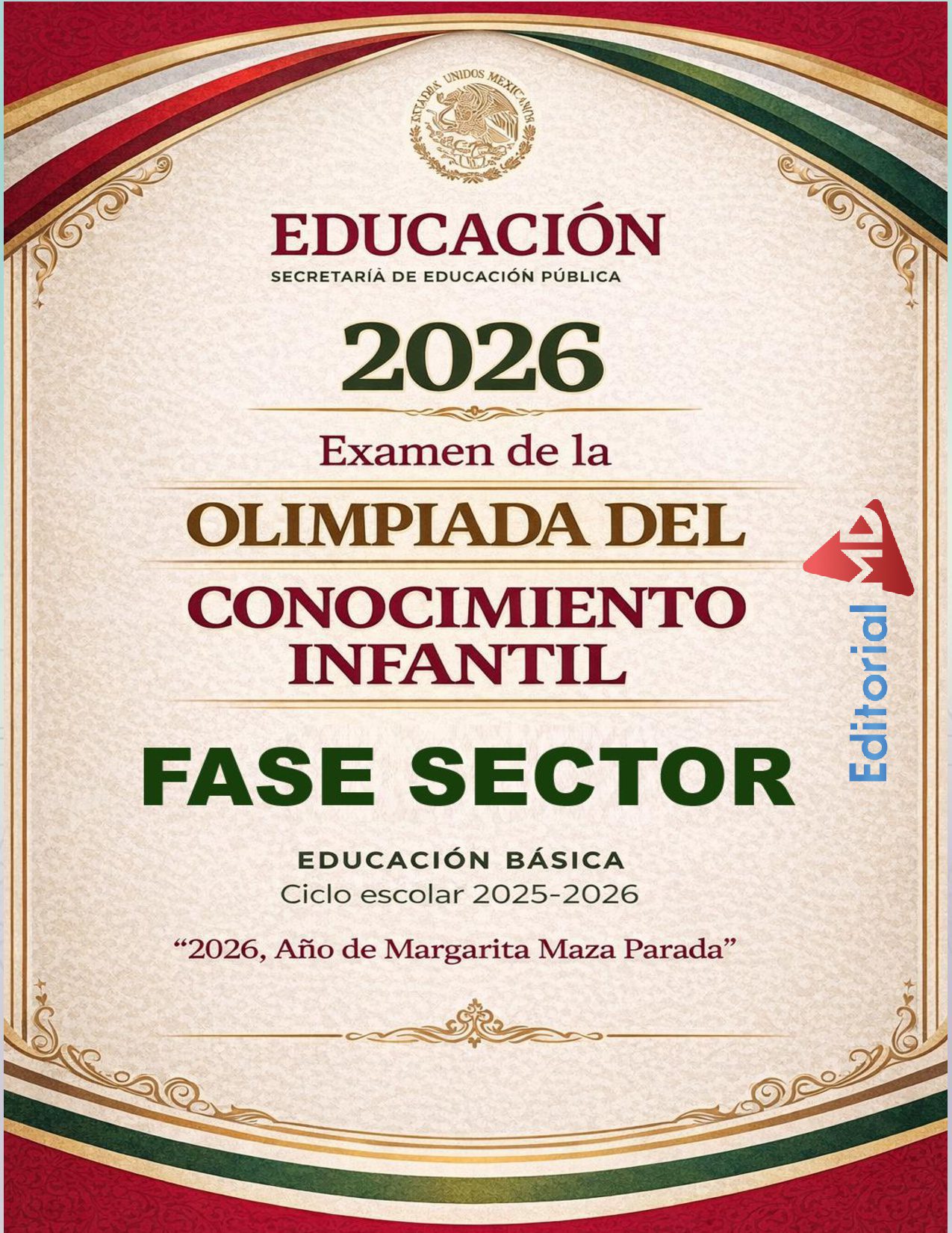 Examen de la Olimpaida del Conocimiento Infantil Fase-Sector 2026 1 Examen de la Olimpaida del Conocimiento Infantil Fase-Sector 2026