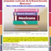Tema 1 (Desarrollado): La NEM y el cambio de paradigma educativo CTE 2025 (Primaria, Secundaria y Telesecundaria) 13 Colorido cartel en español sobre