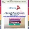 Tema 1 (Desarrollado): La NEM y el cambio de paradigma educativo CTE 2025 (Primaria, Secundaria y Telesecundaria) 12 Un volante digital con el logo de Editorial MD, texto educativo sobre el Tema 1: La NEM y el cambio de paradigma educativo CTE 2025 (Primaria, Secundaria y Telesecundaria), un enlace de YouTube y una captura de pantalla de