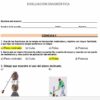 Un examen de ciencias en español titulado 