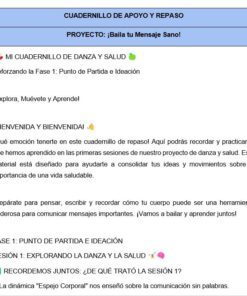 Un cuadernillo digital en español titulado 