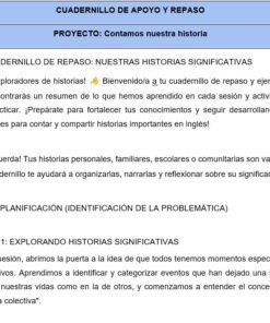 Una hoja de trabajo en español titulada 