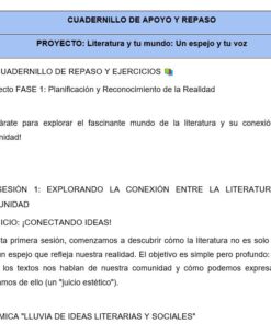 Captura de pantalla de un cuaderno de estudio en español titulado 