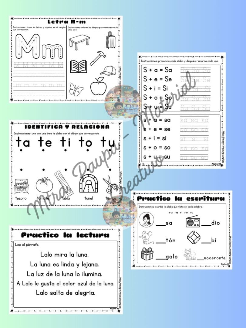 CUADERNILLO DE LECTOESCRITURA