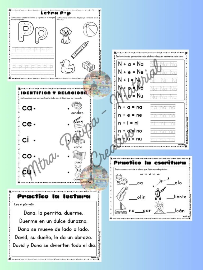 CUADERNILLO DE LECTOESCRITURA