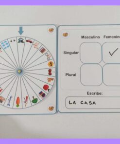 La rueda de genero y número