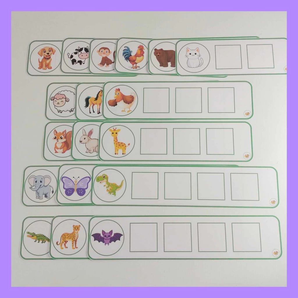 Busca, colorea y escribe nombres de animales 2 Busca, colorea y escribe nombres de animales - Image 2