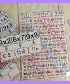 Animales escondidos en las multiplicaciones
