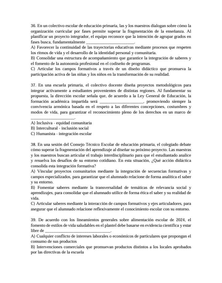 EXAMEN DE ADMISION DOCENTE EN LA EDUCACION BASICA NIVEL PRIMARIA 2026 2 EXAMEN DE ADMISION DOCENTE EN LA EDUCACION BASICA NIVEL PRIMARIA 2026 - Image 2