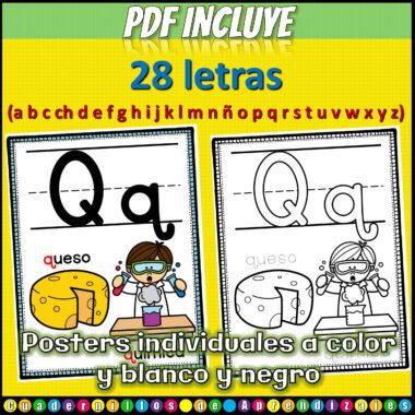abecedario alfabeto posters mantelito juegos imprimibles letras cuadernillos 22