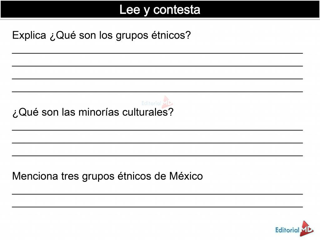 Grupos Étnicos Y Minorías Culturales